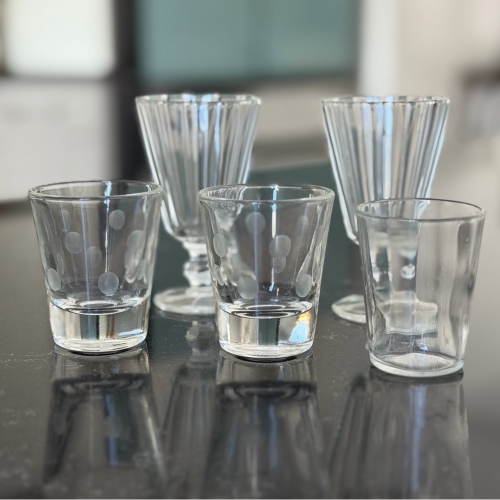 Vintage Barware Glasses (5)